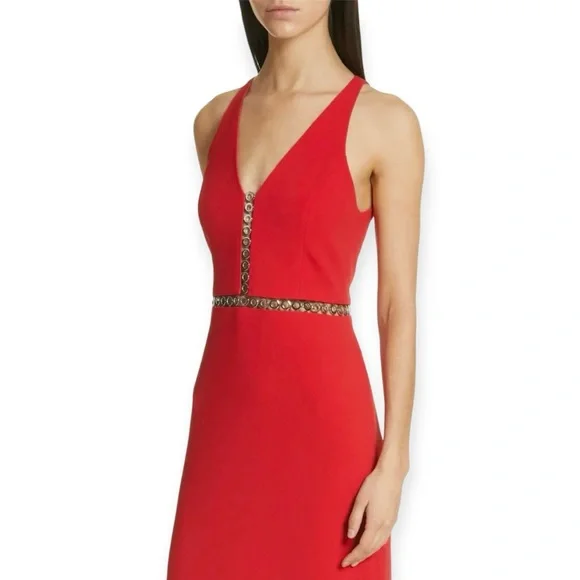 Alexander Wang Racerback Column Dress w/ Grommet Trim, NWT